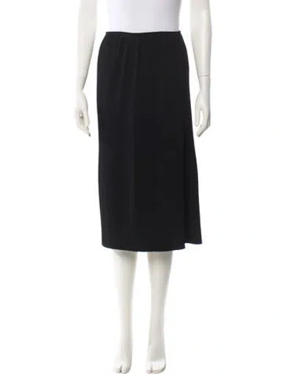 Pre-owned Mugler Vintage Knee-length Skirt In Black