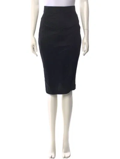 Pre-owned Mugler Vintage Knee-length Skirt In Black