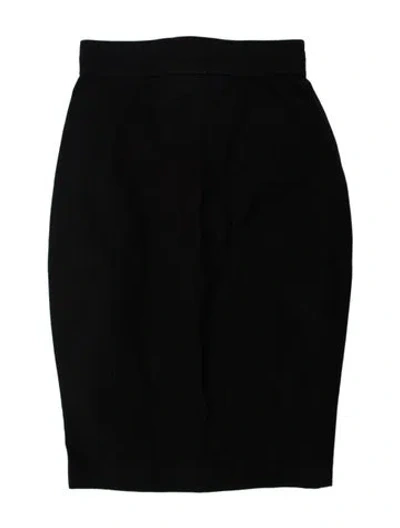 Pre-owned Mugler Vintage Knee-length Skirt In Black