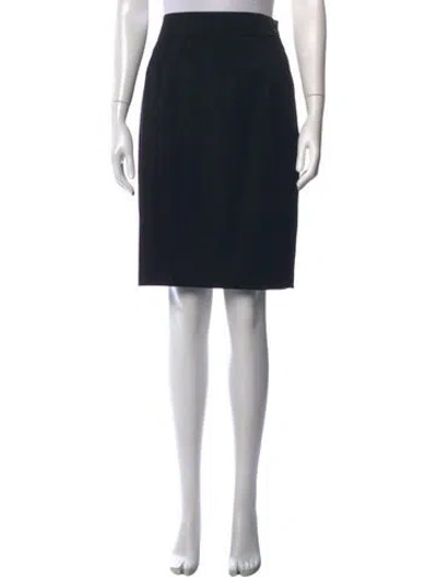 Pre-owned Mugler Vintage Knee-length Skirt In Black