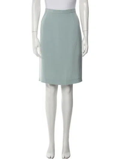 Pre-owned Mugler Vintage Knee-length Skirt In Blue