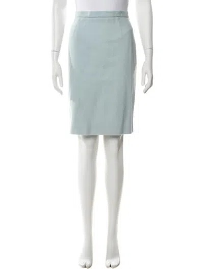 Pre-owned Mugler Vintage Knee-length Skirt In Blue