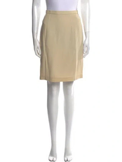 Pre-owned Mugler Vintage Knee-length Skirt In Neutral