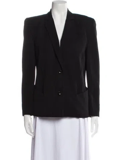 Pre-owned Mugler Vintage Late 1970's - Early 1980's Blazer In Black
