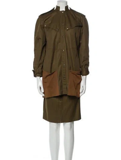 Pre-owned Mugler Vintage Late 1970's - Early 1980's Skirt Set In Neutral