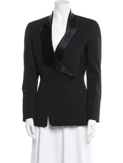 Pre-owned Mugler Vintage Late 1980's - Early 1990's Blazer In Black