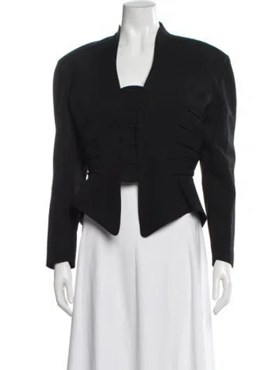 Pre-owned Mugler Vintage Late 1980's - Early 1990's Blazer In Black