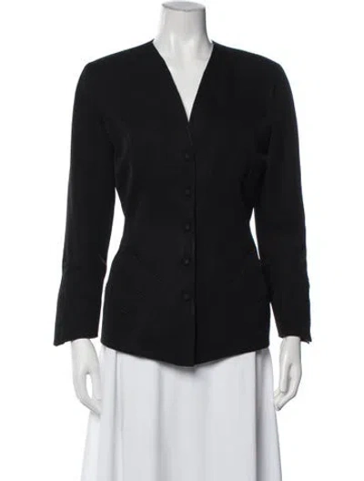 Pre-owned Mugler Vintage Late 1980's - Early 1990's Blazer In Black