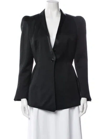Pre-owned Mugler Vintage Late 1980's - Early 1990's Blazer In Black