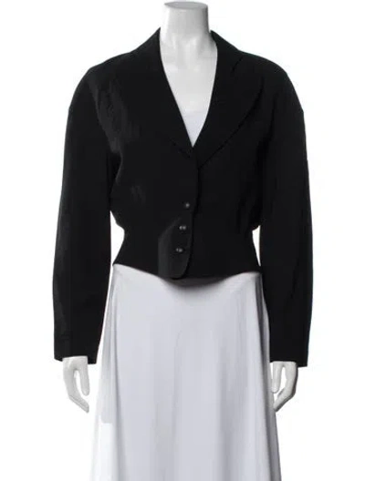Pre-owned Mugler Vintage Late 1980's - Early 1990's Blazer In Black