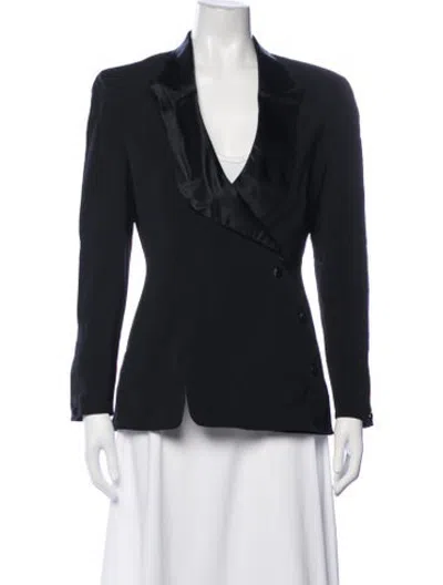 Pre-owned Mugler Vintage Late 1980's - Early 1990's Blazer In Black
