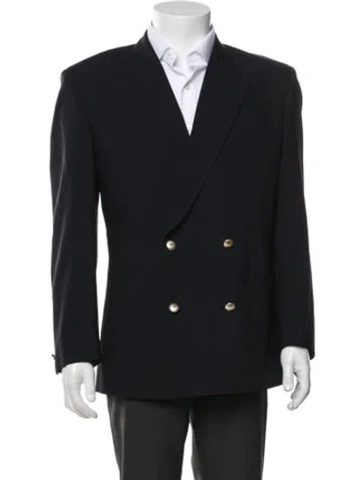 Pre-owned Mugler Vintage Late 1980's - Early 1990's Blazer In Blue