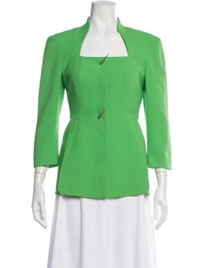 Pre-owned Mugler Vintage Late 1980's - Early 1990's Blazer In Green