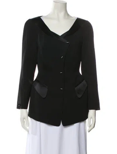 Pre-owned Mugler Vintage Late 1980's - Early 1990's Jacket In Black