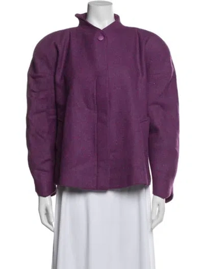 Pre-owned Mugler Vintage Late 1980's - Early 1990's Jacket In Purple