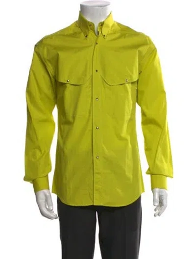 Pre-owned Mugler Vintage Late 1980's - Early 1990's Shirt In Green