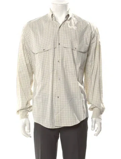 Pre-owned Mugler Vintage Late 1980's - Early 1990's Shirt In Neutral
