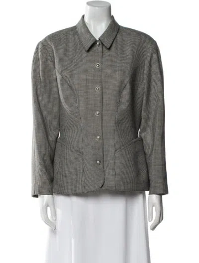 Pre-owned Mugler Vintage Late 1990's - Early 2000's Blazer In Black