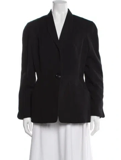 Pre-owned Mugler Vintage Late 1990's - Early 2000's Blazer In Black