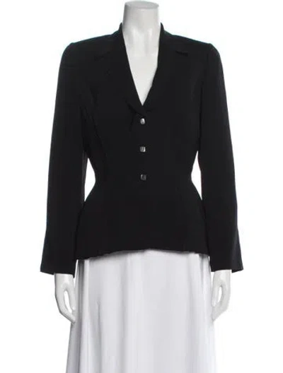 Pre-owned Mugler Vintage Late 1990's - Early 2000's Blazer In Black
