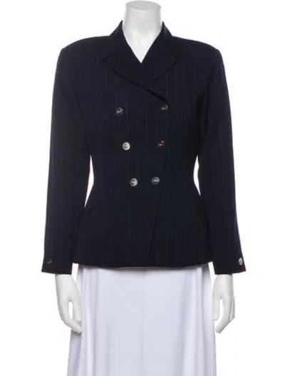 Pre-owned Mugler Vintage Late 1990's - Early 2000's Blazer In Blue