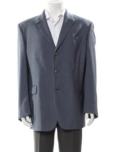 Pre-owned Mugler Vintage Late 1990's - Early 2000's Blazer In Blue