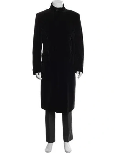 Pre-owned Mugler Vintage Late 1990's - Early 2000's Coat In Black