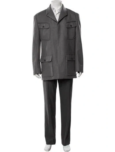 Pre-owned Mugler Vintage Late 1990's - Early 2000's Jacket In Gray