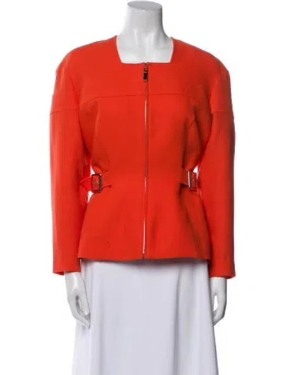 Pre-owned Mugler Vintage Late 1990's - Early 2000's Jacket In Orange