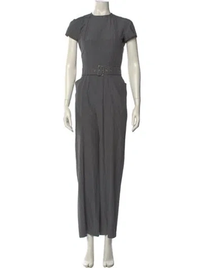 Pre-owned Mugler Vintage Late 1990's - Early 2000's Jumpsuit In Gray