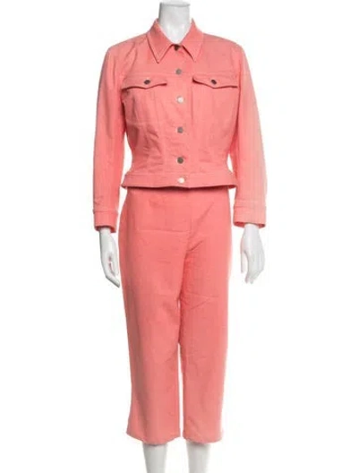 Pre-owned Mugler Vintage Late 1990's - Early 2000's Pant Set In Multi