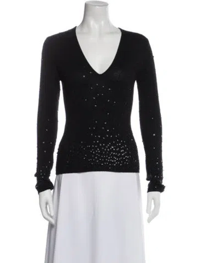 Pre-owned Mugler Vintage Late 1990's - Early 2000's Sweater In Black
