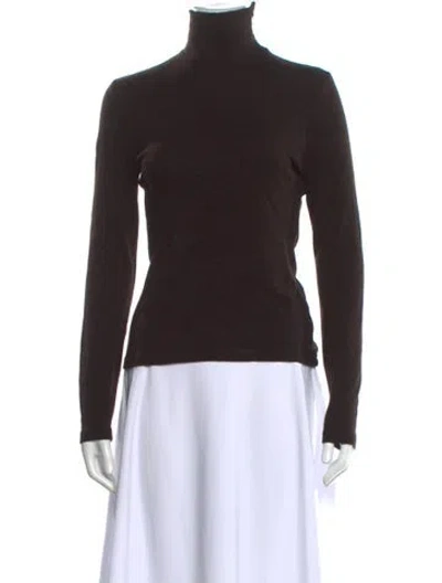 Pre-owned Mugler Vintage Late 1990's - Early 2000's Top In Brown