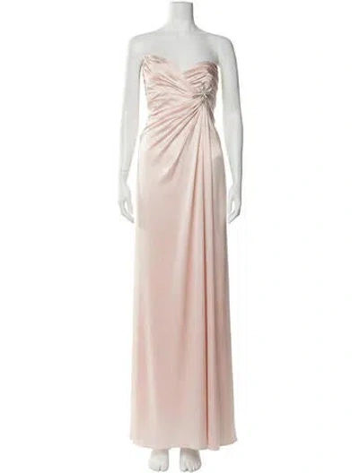 Pre-owned Mugler Vintage Long Dress In Pink