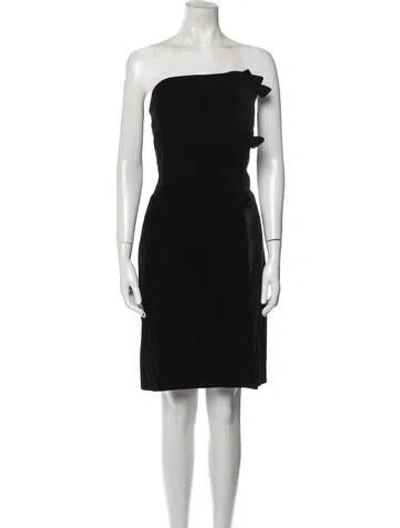 Pre-owned Mugler Vintage Mini Dress In Black