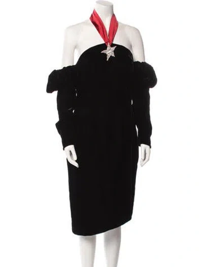 Pre-owned Mugler Vintage Mini Dress In Multi