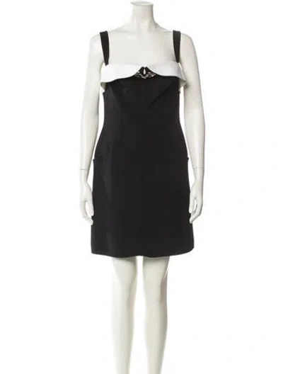 Pre-owned Mugler Vintage Mini Dress In Multi