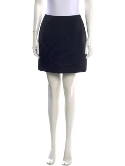 Pre-owned Mugler Vintage Mini Skirt In Black