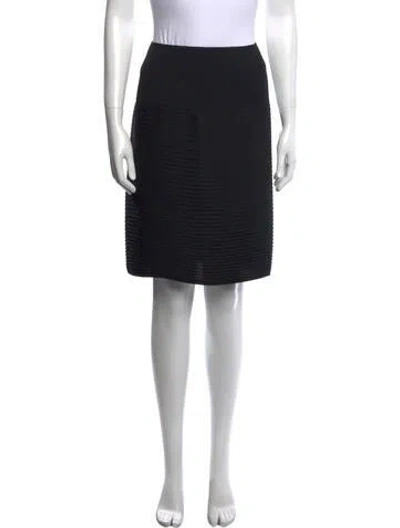 Pre-owned Mugler Vintage Mini Skirt In Black