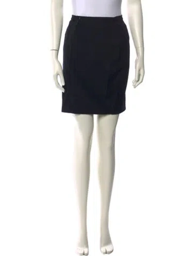 Pre-owned Mugler Vintage Mini Skirt In Black
