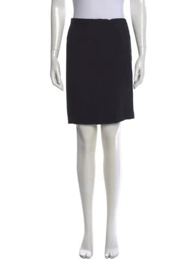 Pre-owned Mugler Vintage Mini Skirt In Black