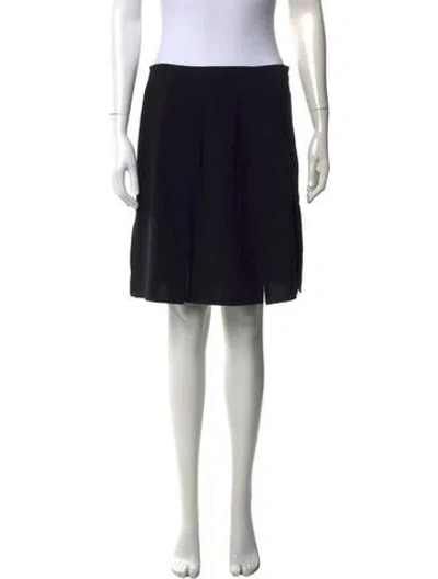 Pre-owned Mugler Vintage Mini Skirt In Black