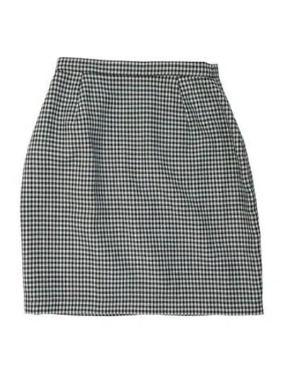 Pre-owned Mugler Vintage Mini Skirt In Multi