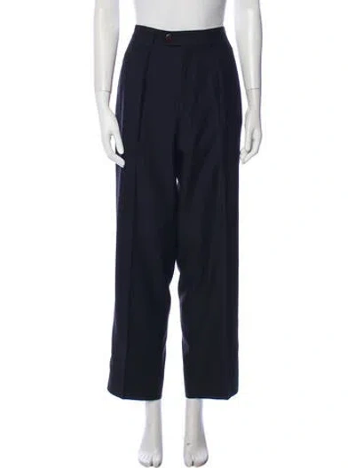 Pre-owned Mugler Vintage Skinny Leg Pants In Black