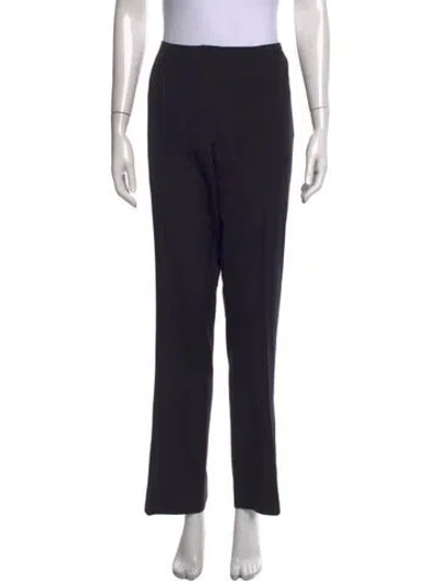 Pre-owned Mugler Vintage Straight Leg Pants In Black