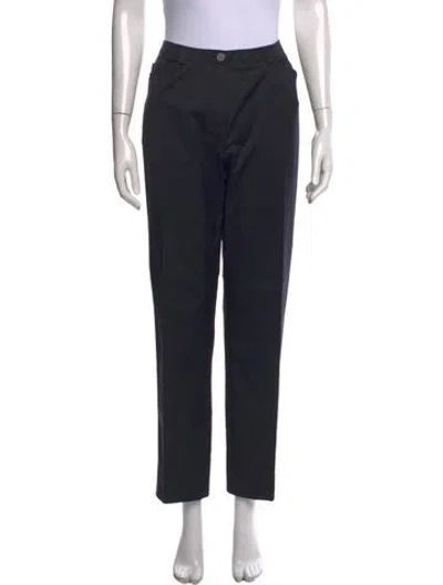 Pre-owned Mugler Vintage Straight Leg Pants In Black