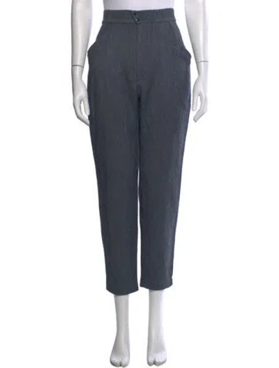 Pre-owned Mugler Vintage Straight Leg Pants In Blue
