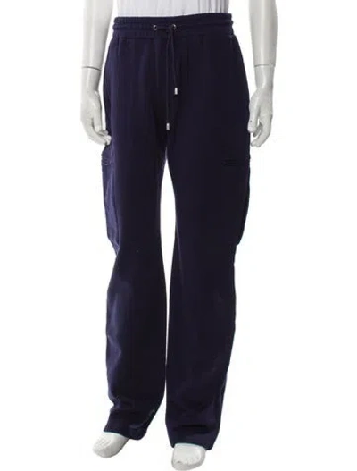 Pre-owned Mugler Vintage Sweatpants In Blue