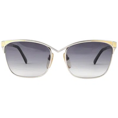 Pre-owned Mugler Vintage Thierry  25 711 Medium Size 1980's Paris Sunglasses In Gray