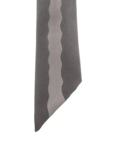 Pre-owned Mugler Vintage Tie In Grey